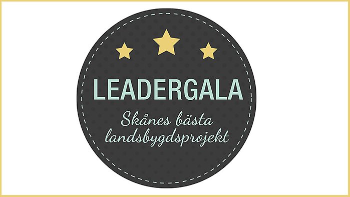 Logotyp för Skånes Leadergala.