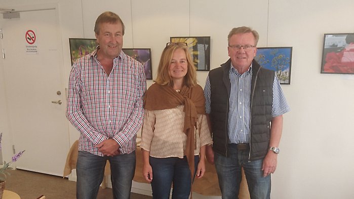 Projektgruppen. Från vänster: Ulf Bertilsson, Anne Gunnäs, Roland Karlsson. 
