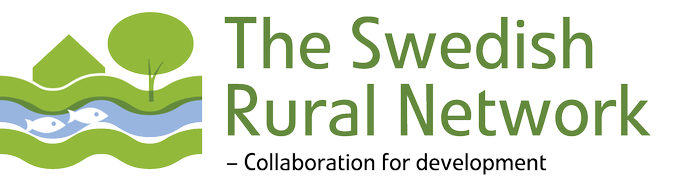 Logotyp på engelska - Swedish Rural Network