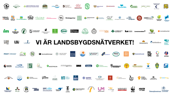 Collage med loggor från alla medlemmar i nätverket.