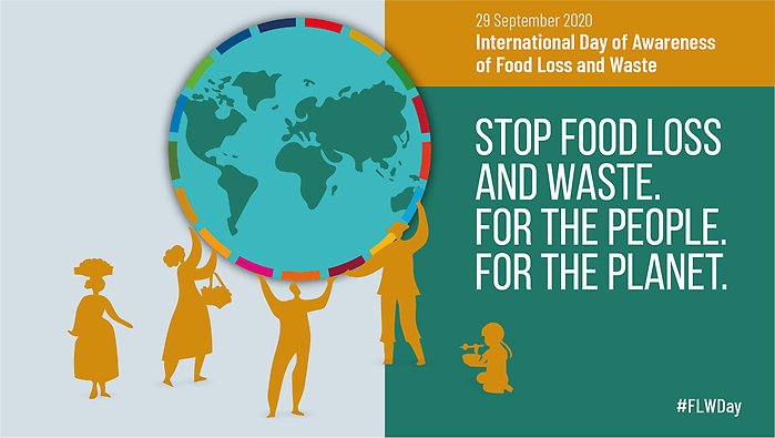 Symbolbild från FN för Internationella matsvinnsdagen 29 september.