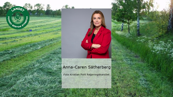 Anna-Caren Sätherberg (S), landsbygdsminister